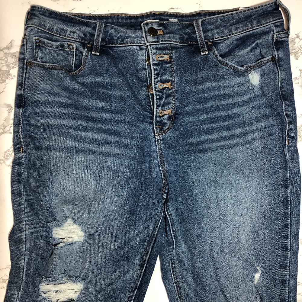 Old Navy Rock Star Super Skinny High Rise Jeans